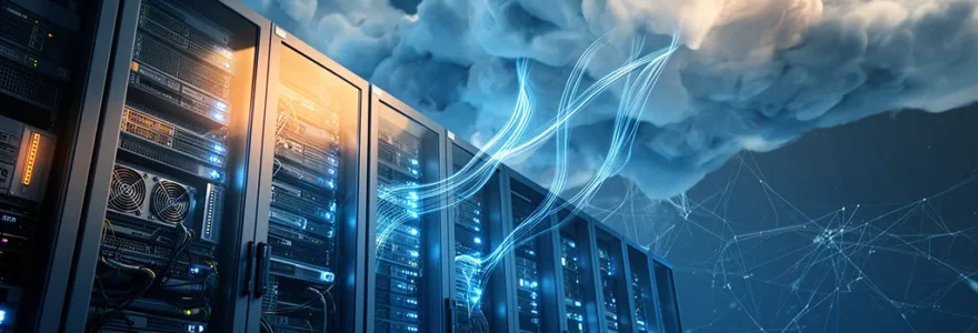Infrastructure serveur avec architecture cloud scalable pour gérer un pic de trafic