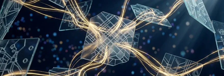 Visualisation d'un réseau interconnecté de pages web locales générées automatiquement pour le référencement