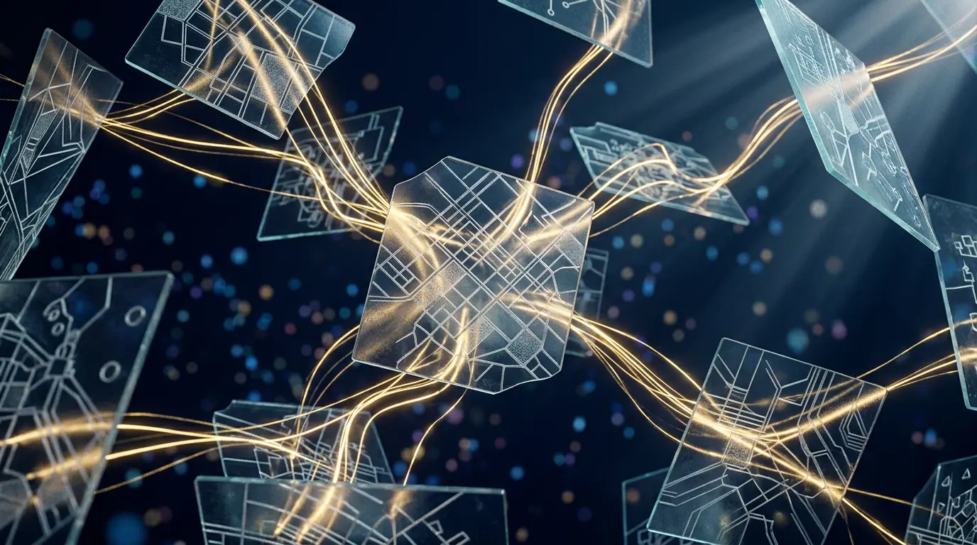 Visualisation d'un réseau interconnecté de pages web locales générées automatiquement pour le référencement